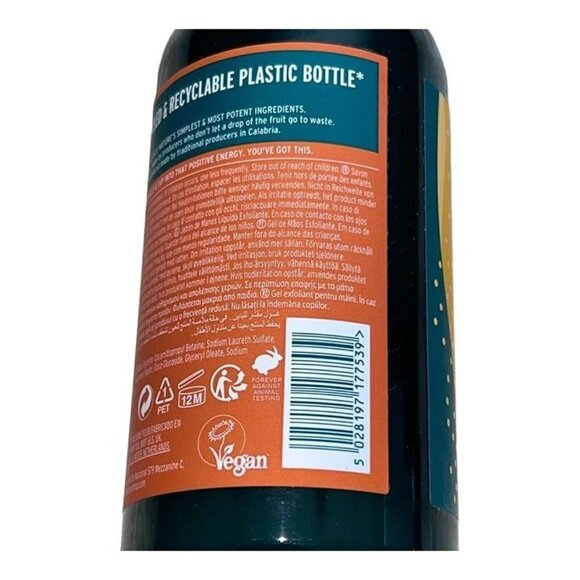 THE BODY SHOP Boost Exfoliating Hand Wash Mandarin & Bergamot 8.4oz - Picture 4 of 5